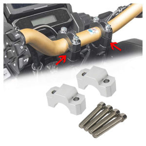 for 2021 2022 2023 CRF1100L Motorcycle Handlebar Riser Handle Bars Clamp Raised Extend Adapter For Honda CRF 1100L Africa Twin ADV Sports 2020