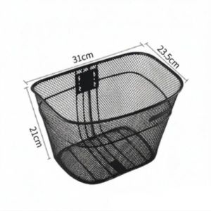 Bicycle net basket all-purpose bicycle basket metal front basket hanging basket folding bike basket Easy To Install Bicycle Rear Basket for 20/22/24/26 inch bicycle