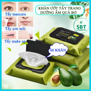 [Tẩy Trang Cấp Ẩm] Hộp 60 Khăn Ướt Tẩy Trang Sạch Sâu Bơ Juyoz Deep Cleasing Wipes - Tẩy Sạch Sâu Lớp Trang Điểm Vùng Mắt Vùng Môi Cả Khuôn Mặt Cấp Ẩm Chăm Sóc Da Bằng Dưỡng Chất Trái Bơ
