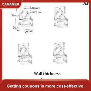 【CANAMEK】 4pcs 6mm 8mm 10mm Fish Tank Acrylic Clip Aquarium nắp che hỗ trợ chủ Bracket Kẹp đứng Aquarium cung cấp