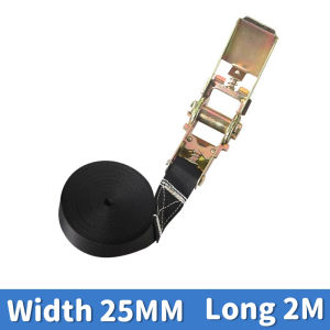 2M/4M/6M/10M Cargo Strap For Motocycle Truck Pick Up Tie-Down Ratchet Strap Heavy Duty Lashing Strap
