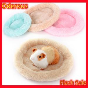 Oderous New soft fleece guinea pig bed winter small animal cage mat hamster sleeping bed