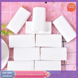 Graceful 10pcs 20ml plastic empty oval lip balm tubes containers lipstick lip tube