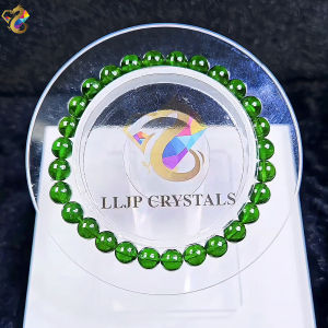 Collection Ceiling Grade Natural Green Emerald Diopside Bracelet