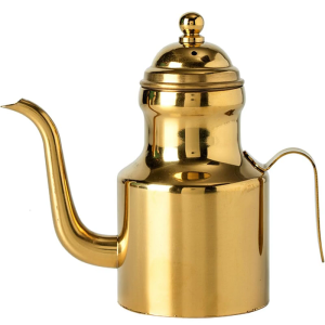 Vòi dài thép không gỉ chai gia vị chống rò rỉ Thùng chứa dầu với bình đựng dung dịch nhiều mục đích vòi dài