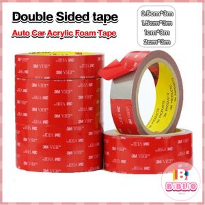 BIBLIO 3M Auto Car Acrylic Foam High Strength Double Sided Attachment Tape Roll 2cm*3m