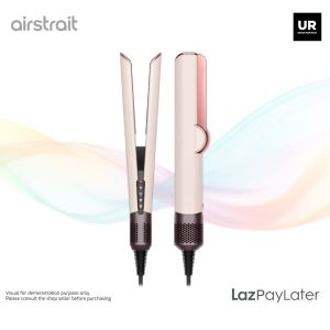 Limited Edition HT01 Airstrait wet to dry straightener (Ceramic Pink / Prussian Blue)