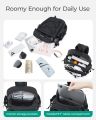 BAGSMART Small Crossbody Sling Bag, Crossbody Daypack, Chest Shoulder Bag Hiking Backpack for Casual Travel Sport. 
