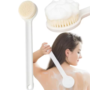 MELEDE Japanese Bath Brush Long Handle Soft Hair Bath Brush Back Rubbing Body Scrubbing Gods Rub