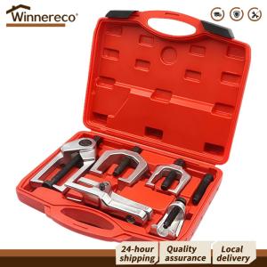 [Winnereco Flagship Mall]Durable 5pcs Front End Service Tool Set for Ball Joint Separator and Pitman Arm Extraction Automotive Maintenance
