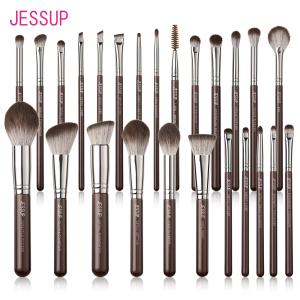 Jessup Makeup Brushes Set 15/25pcs Premium Synthetic Brown Make up Brushes Foundation Eyeshadow Concealer Blush Eyeliner T5112026