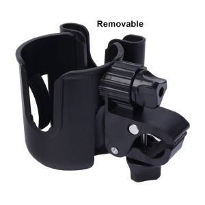 BESTITIT 1Pcs Phổ quát Giá đỡ cốc xe đẩy Có giá đỡ điện thoại 2 trong 1 Giá đỡ cốc đồ uống Bền bỉ Có thể điều chỉnh Giá đỡ chai Dành cho xe lăn