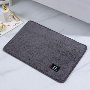 พรม พรมปูพื้น สีพื้น ขนาด 40x60 ซม. พรมเช็ดเท้า พรมแต่งบ้าน ขนนุ่มนิ่ม พรมปูพื้นห้องนอน พรมนั่งเล่น กันลื่นคุณภาพสูง  พร้อมส่ง