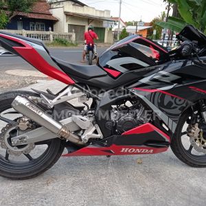 Knalpot Full Sistem Honda Cbr 250 Cb250rr tipe m1 short SMOKE MUFFLER