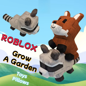 Plus Doll Grow A Garden Fun Games Roblox Plushie Grow A Garden Plush Toys Cute Pet Raccoon Doll Soft Stuffed Toy Childrens Birthday Gifts