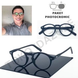 frame kacamata photocromic minus cylinder anti radiasi moscot miltzen frame kacamata bulat laki laki perempuan lensa plastik glasses elegan