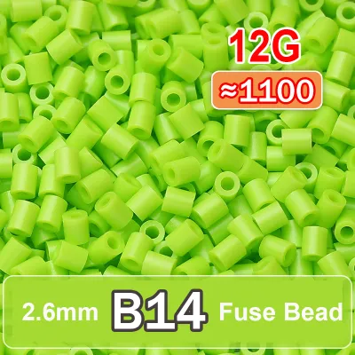 96 Colors 2.6mm Perler Beads 1100pcs Refill Pack 2.6MM Small Fuse Beads for DIY Pixel Art NO 49-96