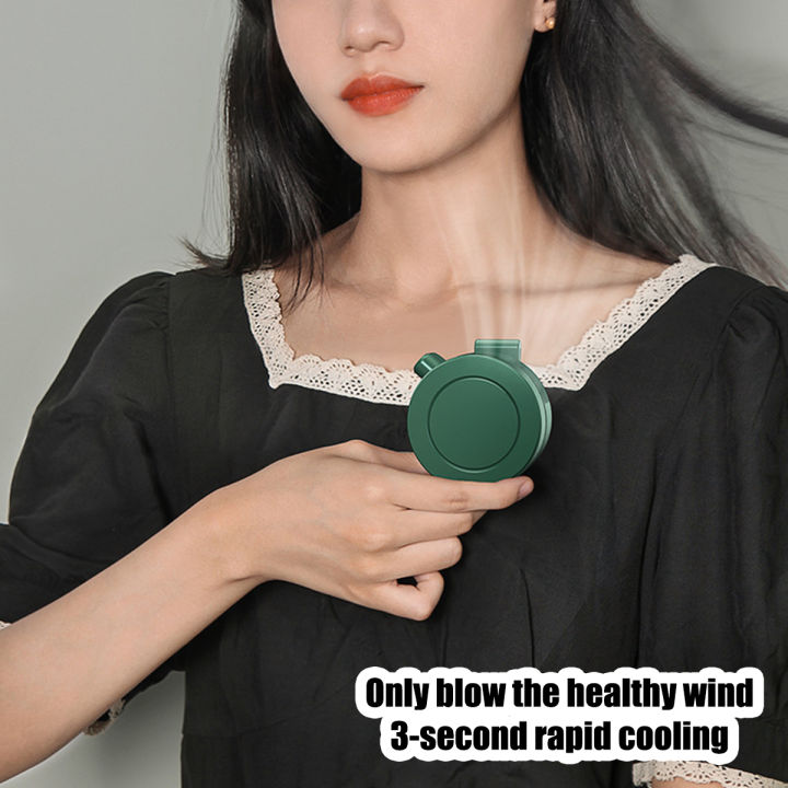 Clip On Fan, Portable Silent Mini Bladeless Fan, 3 Speeds Clip-on Fans For Shirt - View #11