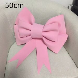 SJJL 30/50/75cm Christmas Giant Bow Handmade Material Kit Bow Knot Kit  Party Background Christmas DIY Decor Festivity Decor