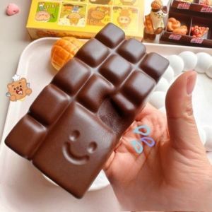Chocolate Squishy Butter Stick Squeeze Ball Slow Rising Grilled Rice Cake Slow Rebound Sensory Toy Stress Release Hand Relax Toy Gift
