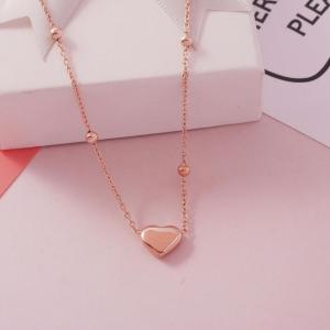 Kalung Wanita Titanium Anti Karat Liontin Love Rantai Biji Lada / Kalung Wanita Terbaru Style Korean