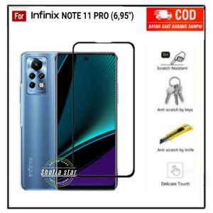 PROMO TEMPERED GLASS INFINIX NOTE 11S 11 PRO TG LAYAR ANTIGORES KACA FULL COVER