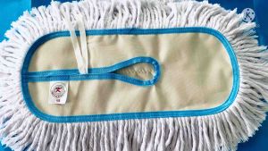 อะไหร่ม็อบดันฝุ่น ผ้าถูพื้น รีฟิลม็อบดันฝุ่น ตราOK ขนาด 15 นิ้ว(38*15ซม.) ด้ายสีขาว ราคาถูก พร้อมส่ง