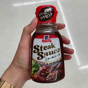 แม็คคอร์มิค (สเต็กซอสพริกไทย) 235g ซอสหมักเนื้อ ซอสทำสเต็ก ซอสหมัก ซอสหมักเนื้อนูมกริก (Mccorick Steak sauce black pepper)"