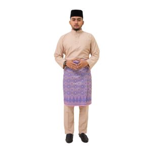 【 BAJU MELAYU DEWASA SEMPURNA RAYA 𝟐𝟎𝟐𝟒 】Baju Melayu Slim Fit Warna Mint Green Baby Blue Dusty Pink Lilac Yellow Nude BMC
