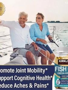 Omega 3 Fish Oil 2500mg Supplement Immune & Helath Support Promotes Joint Eye