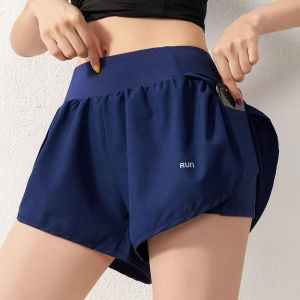 Quần Short thể thao nữ K53 - Quần Run vải dù có quần đùi bảo hộ - Tập Gym Yoga Chạy bộ