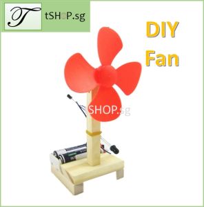STEM DIY Electric Fan Solar Fanfor Kids Science Engineering Robotics Experiment Set Building Assembly Toy For Children Educational Toys [SG STOCK]