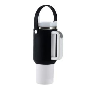 Chai nước bằng Silicone khởi động với xử lý trượt bằng chứng tay áo túi đựng chai nước chai phụ kiện Silicone kết cấu cho ly