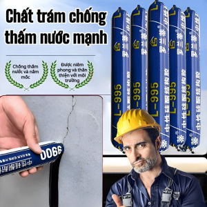 Keo Silicone Trung Tính 995 Cao Cấp/Keo Kết Cấu Chịu LựcChống Thấm Ngoài Trời/Bịt Kín Khe NứtDán Kim LoạiGỗKính