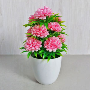 PBP20 Pot Bunga Plastik / Tanaman Palsu / Bunga Hias Dekorasi Rumah Import Jakarta [BISA COD]