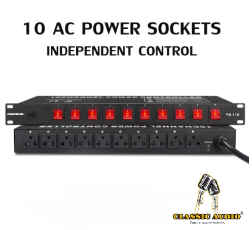 10 Channel Power Switch Controller Power Controller (TRIDENT YK