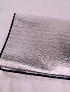 200/240CM Lightweight Foldable Camping Mat Aluminum Foil Double Sided Moisture-proof Beach Pad