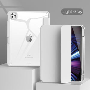 Transparent Hard Case for iPad Pro 11 12 9 Inch 2022 iPad 8th 9th 10th Generation for iPad Air 5th 4th 3rd Mini 6 9.7 2018 2017 5th 6th Covor with Pencil Holder