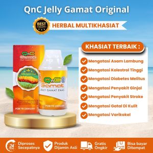 Qnc Jelly Gamat Emas Teripang Pilihan Kualitas Premium Dijamin 100% ORIGINAL Sudah Izin BPOM & Halal Multikhasiat
