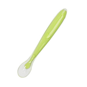 HOMSA Silicone Feeding Spoon No BPA 0-3 years old baby silicone spoon high temperature food supplement spoon