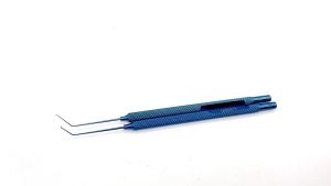 KITA Reverse Sinskey Hook Manipulator Hook Angled Titanium Eyes Surgical Hook Ophthalmic Instrument 125mm