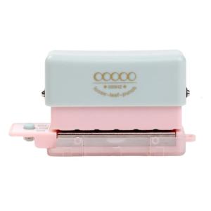 5 Hole Paper Puncher 30/26/20 Hole Manual Punching Machine Portable Hole Puncher Paper Punch for Home and Office