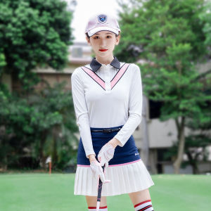 2022 Women Golf Shirt Ladies Long-Sleeved Slim Fit T-Shirt Ball Sun-Protection Golf Clothes Baseball Table Tennis Tops