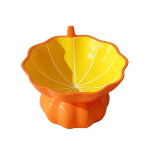 YAZHE Fruit Series Ceramic Raised Cat Bowl High Foot Hand Painted Pet Food Bowl Puppy Bowl Neck Protection Anti Vomiting Cat Bowl For Dog Cat