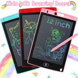 12Inch Kids LCD Drawing Board Portable Color Lcd Writing Tablet with Pen Kids Educational Toys