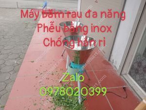 Máy bằm rau bèo rau muống rất phù hợp với các hộ chăn nuôi nhỏ lẻ