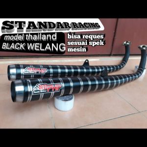 racing standar racing finising hitam belang rxking rx spesial