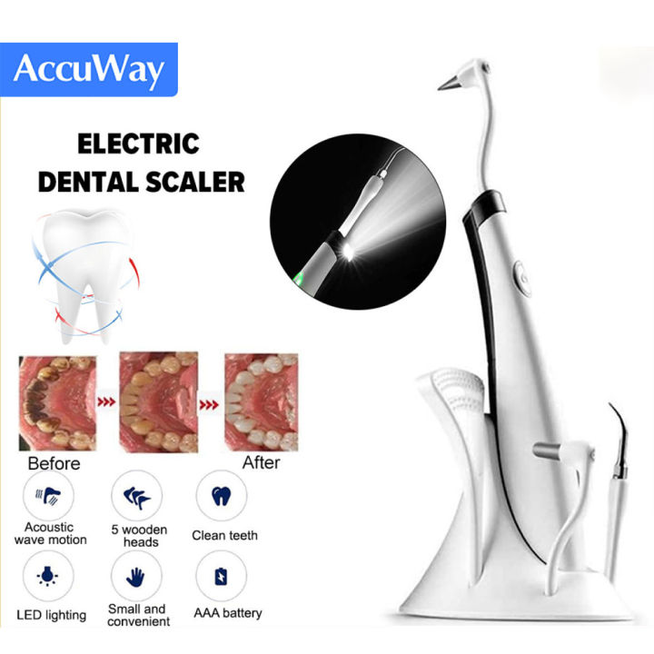 AccuWay 5 In 1 Electric Ultrasonic Sonic Cute Dental Scaler Tooth