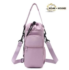 HOME+HOUND Thermal Cup Sleeve Crossbody Bag ands-Free Hot/Cold Beverage Carrier for Travel Gym Office School