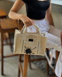 Tas Kanvas Selempang Canvas Slingbag Wanita Premium Kekinian Aesthetic Korean Style Rindu Series